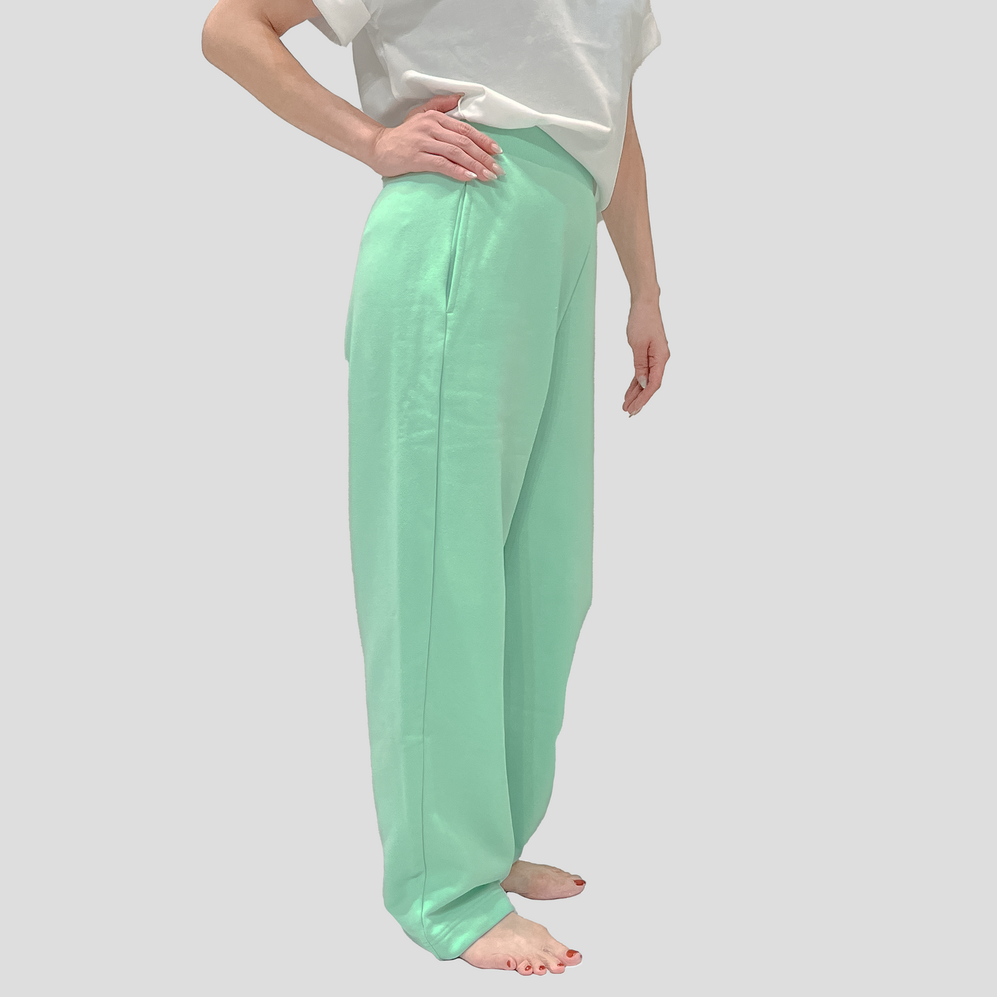 OASYM.オリジナル裏毛パンツ　2色展開